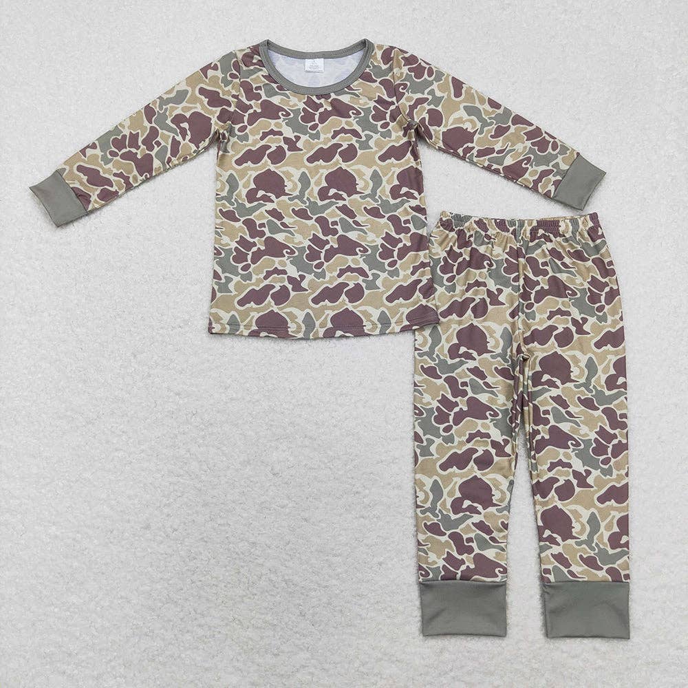 Boys Camo Pajama Set
