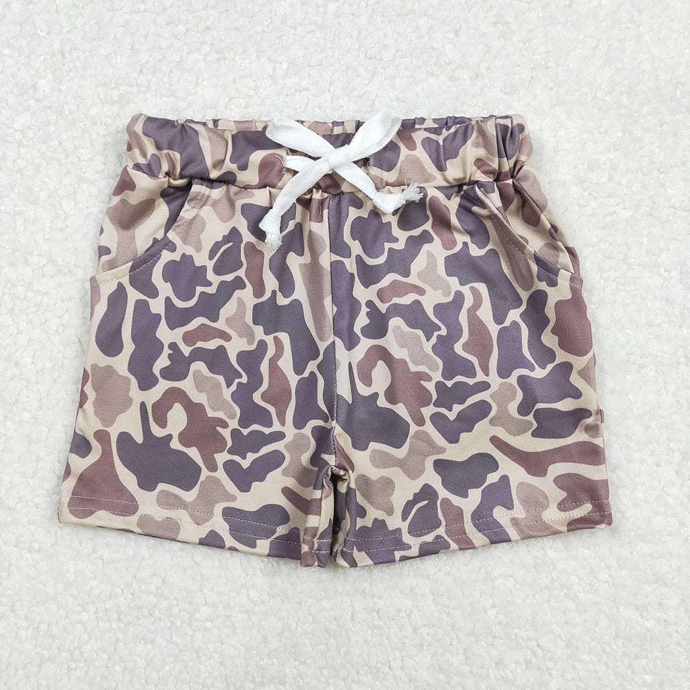 Camo Shorts - Brown