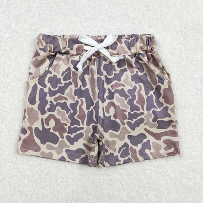 Camo Shorts - Brown