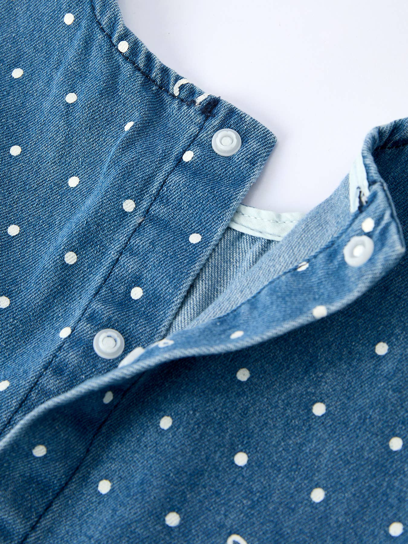 Denim Ruffle Top and Pants Set